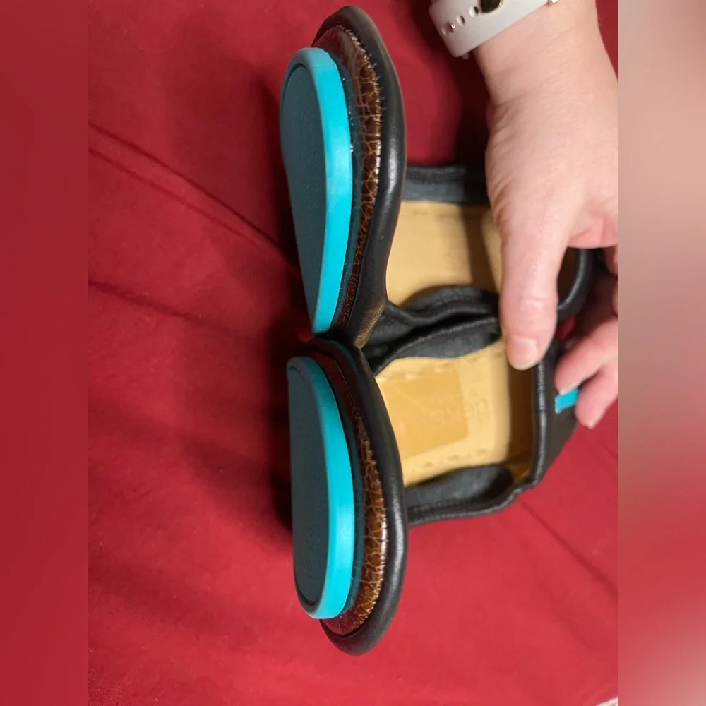 Tieks Black Ballet Flat Slippers size 8 - Picture 5 of 8